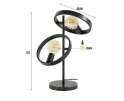 Tafellamp Hover 2 lampen - Charcoal