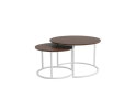 Barbados salontafel, rond, set van 2 - Welcome Home Collection