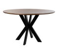 Eetkamertafel Ø120, Mango Brown Walnut - Tokio Table Collection