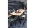 Tablo Outdoor Eettafel Ayous Naturel Met A-poot Metaal [fsc] - WOOOD Exclusive