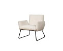 Dante Fauteuil - fabric Teddy MJ81 White