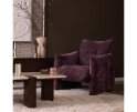 Fauteuil Lois Aubergine