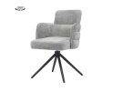 Rumo Armstoel - fabric ATS118-20 light grey (draaibaar)