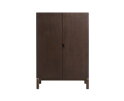 Opbergkast Arun eiken 90x46x130 cm - Espresso bruin
