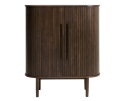 Opbergkast Meta eikenhout 118 cm - Espresso