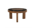 Coffee table Lucent 60x60cm - bruin | BY-BOO