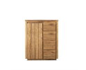Bridge 1 Door 4 Drawer Cabinet Teak 100