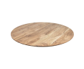 Tafelblad Zurich rond - ø80x3,8 - Naturel - Swiss edge - Acaciahout