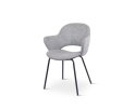 ROWLEY ARMCHAIR GREY FABRIC