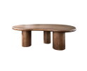 Eettafel Sculpture acacia organisch 244x165 cm - Drift browm