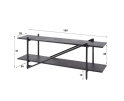 TV-meubel 140cm Piega - Grijs