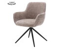 Fondo Armstoel - fabric Mona 120 Taupe (draaibaar)