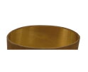 Ovale lampenkap - ø38x19 - Beige/goud - Velours