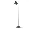Vloerlamp 1L verstelbare metalen kap - Charcoal