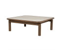 Salontafel Gabi 100x100cm - bruin | Eleonora