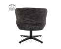 Tower Living Eetkamerstoel Perca draaibaar Chenille - TED 17 blue-grey