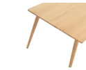 Eettafel Barrali rechthoekig - eikenfineer naturel - 150x90x75 cm - uitschuifbaar