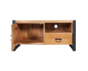 Tv-meubel Britt 110cm mango metaal - Naturel | Meubelplaats