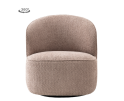Belvi Fauteuil - fabric AJ3019-13 Old pink (draaibaar)