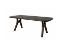 Eetkamertafel 200, langwerpig met ronde hoeken, Mango Espresso Brown - Addo Table Collection