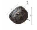 Tafellamp Ø30 coil XL - Zwart nikkel
