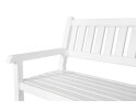 Tuinbank Bordeaux 2-Zits Grenen 125 cm - Wit