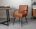 Belmonte Armstoel - fabric Cherokee 8 cognac