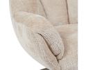 Force coffeechair 360&deg; + footstool - Cremona 14 beige