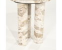 Side table Marmo 40x40cm - beige | BY-BOO
