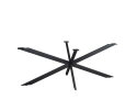 Matrixpoot Zwart Ovaal/Rechthoek 190 cm Koker 2,5x7,5 cm