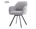 Bruno Armstoel - fabric Nature 452 Blue grey (draaibaar)