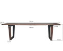 Eettafel Cortez mangohout 270x100 cm - walnoot