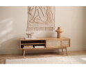 Tv-meubel Barrali - eikenfineer naturel - 150x45x50 cm - 1 deur