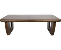 Salontafel Handai mangohout 130x70x40 cm - Walnoot bruin - Japandi