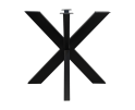 Onderstel 3D-Model  - Zwart - Metaal