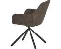 Rebel Spider eetkamerstoel - draaipoot 180ARS - Cowboy - Grey 104 - Unique Collection
