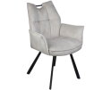 Eetkamerstoel Felien met armleuning Adore - Beige