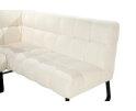EVN Louise hoek-eetkamerbank Anthology Cream - 275x180 cm - zelf samen te stellen