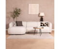 Hoekbank Valerie Bouclé met Chaise Longue Rechts 279x150 cm – Beige - Japandi