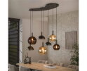 Hanglamp 4+3L Cluster - Sienna brown