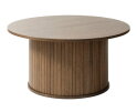 Salontafel Nola rond 90 cm - Bruin