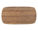 DTP home Utopia eettafel Deens ovaal teakhout uitschuifbaar - 76x210/260x105 cm