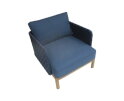 KOLBE ARMCHAIR (000314)  -  STEEL NAVY BLUE