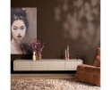 Zwevend tv meubel Allure Zand Mangohout 160 cm