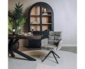 Rosora Armstoel - HZ6068-85 grey (draaibaar)