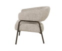 Fauteuil Fabrice - taupe | Eleonora