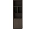 Bellagio Cinewall - Tv-boekenkast - Eikenfineer - Dark chocolate bruin - 300x42x215 cm