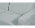 Hoekbank Nolan met Chaise Longue Links &ndash; Cremona Stof - Lichtgrijs - 275x150x84 cm
