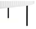 Salontafel Nola Ovaal 120x60 cm - wit