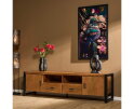 Tv-meubel Britt 200 cm mango metaal - Naturel | Meubelplaats